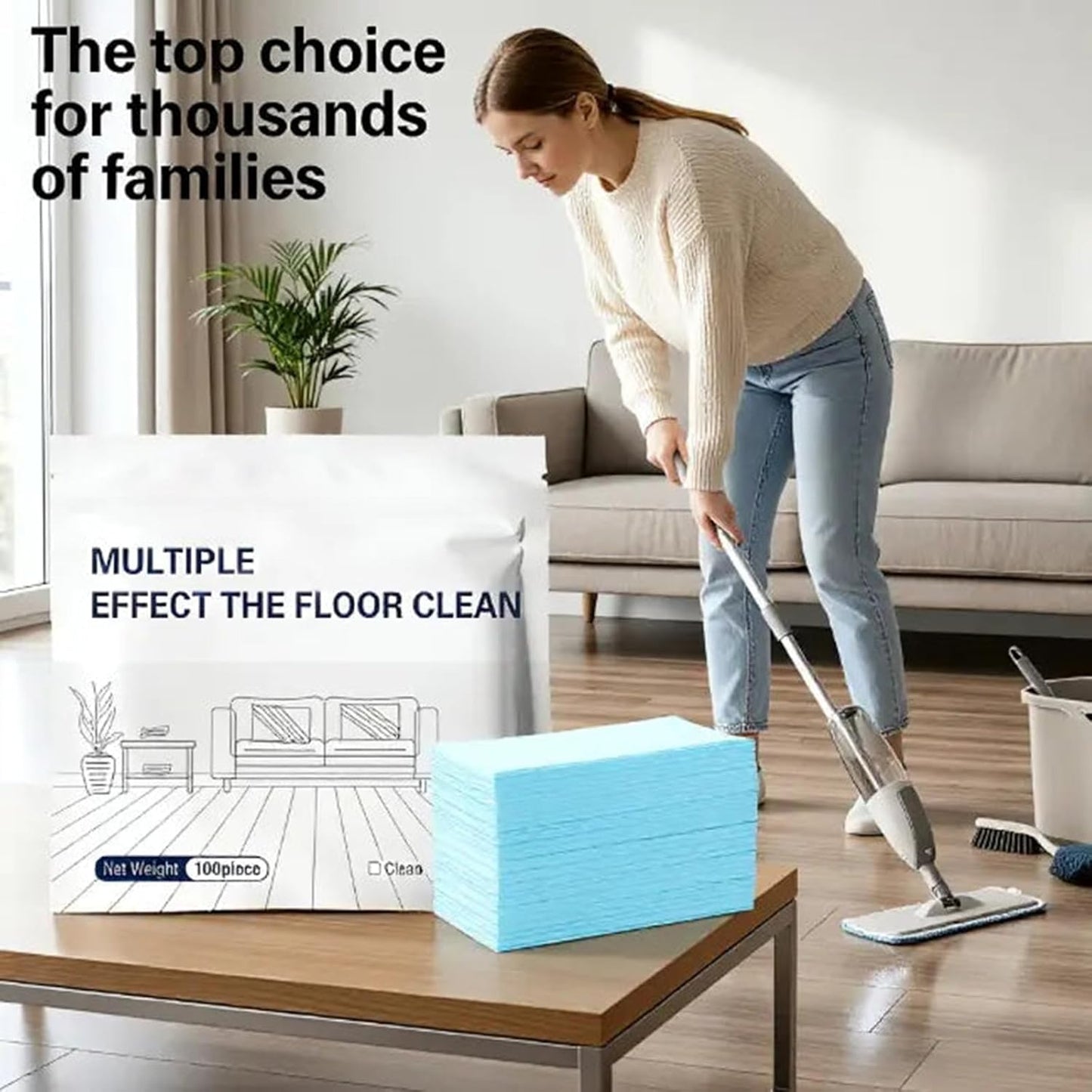 Multi-Surface Floor Cleaning Sheet (100PC) PRO