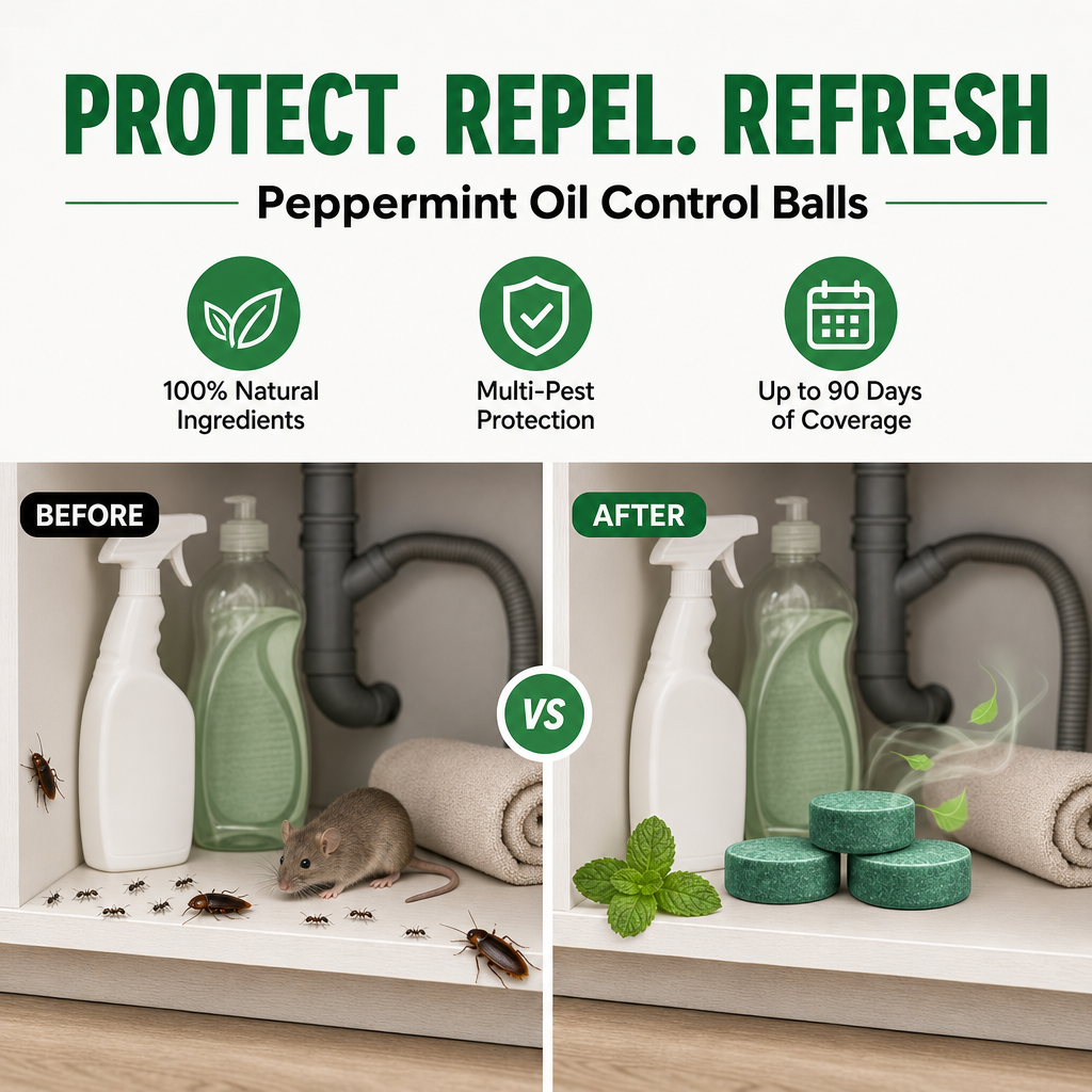Rodent Repellent Peppermint Oil Control Pest Repellent Pods For Vehicle & Home
