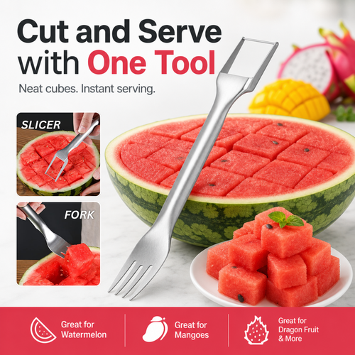 2-in-1 Watermelon Cutter and Fork