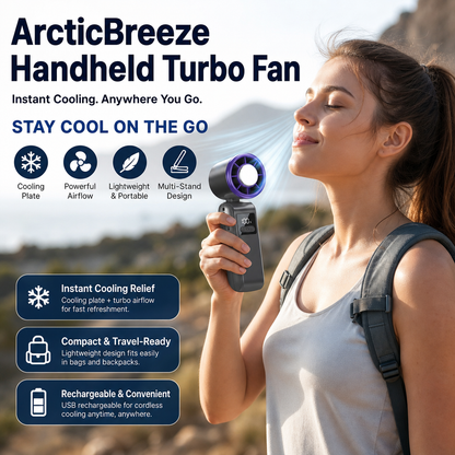 ArcticBreeze Handheld Turbo Fan