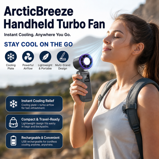 ArcticBreeze Handheld Turbo Fan