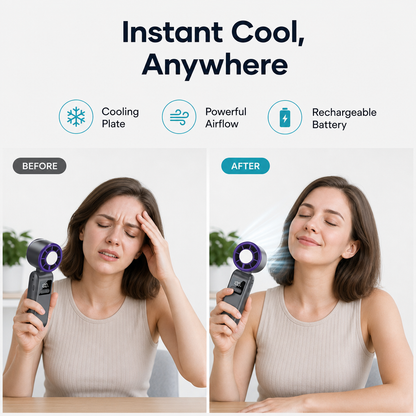 ArcticBreeze Handheld Turbo Fan