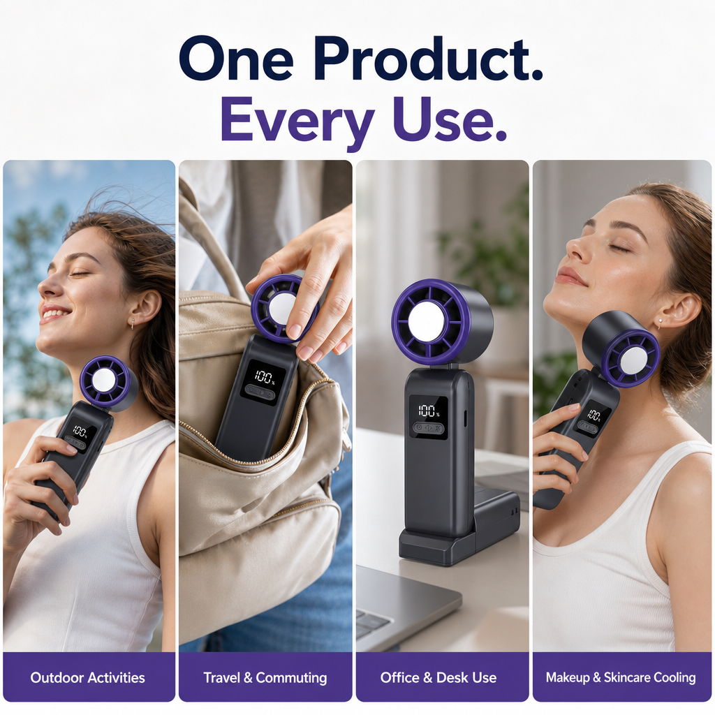 ArcticBreeze Handheld Turbo Fan