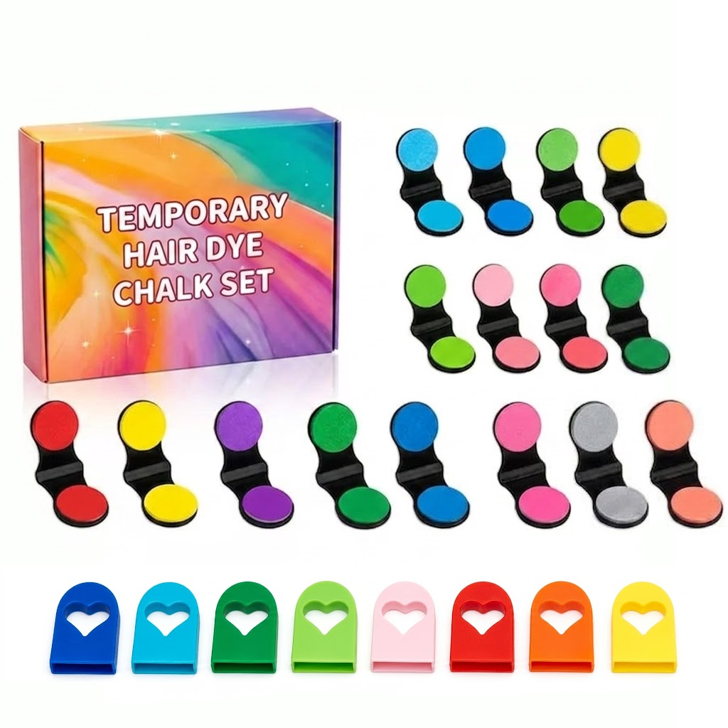 Temporary Hair Dye Chalk Set