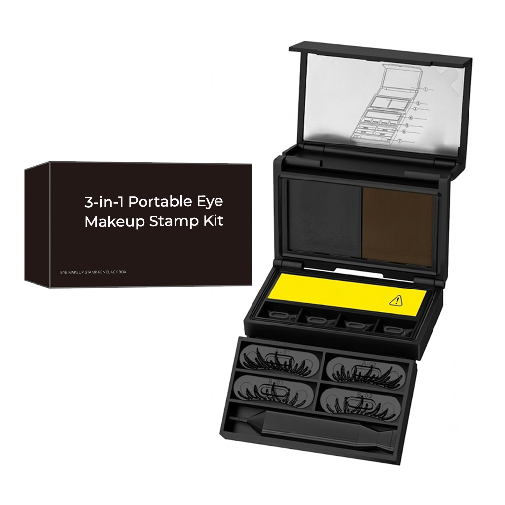 3-in-1 Portable Eye Makeup Stamp Kit
