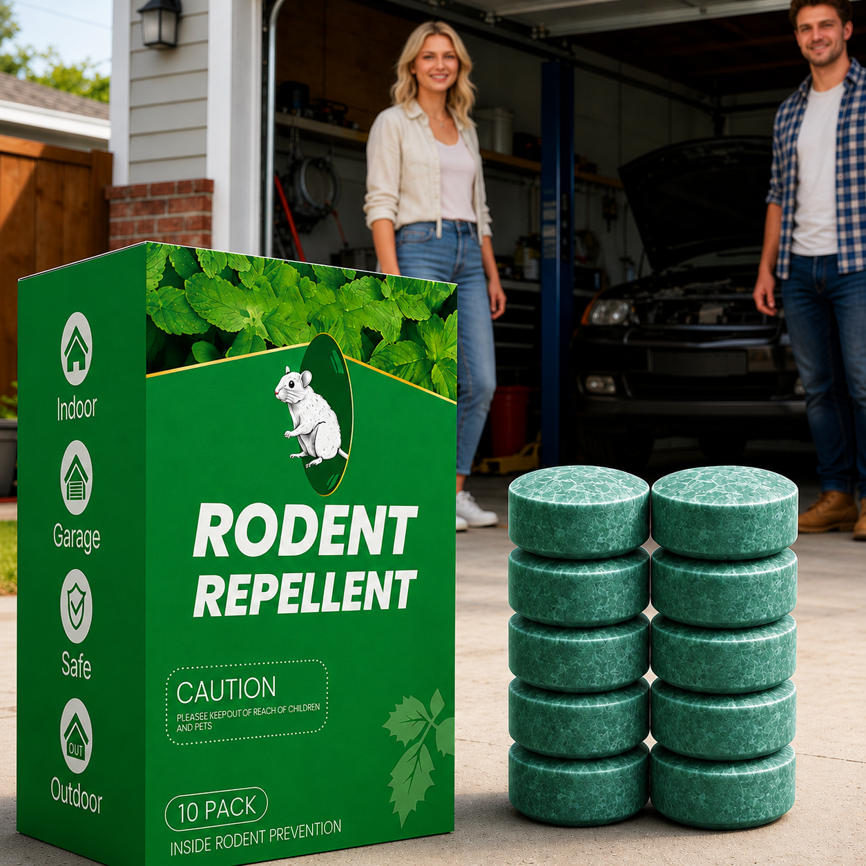 Rodent Repellent Peppermint Oil Control Pest Repellent Pods For Vehicle & Home