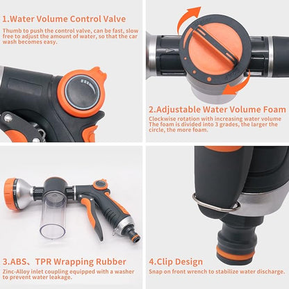 Garden Hose Nozzle Dog Shower Attachment
