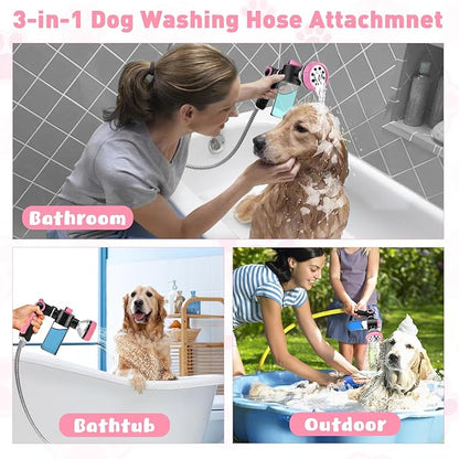 Garden Hose Nozzle Dog Shower Attachment