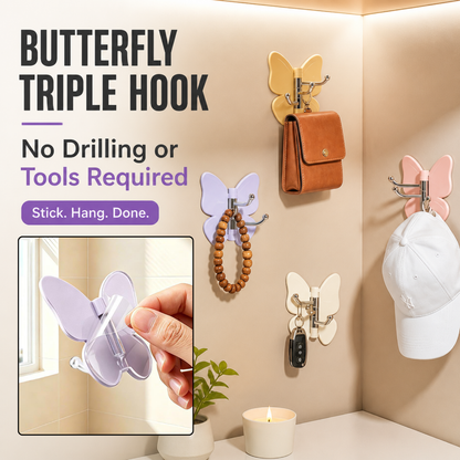 Butterfly Triple Hook