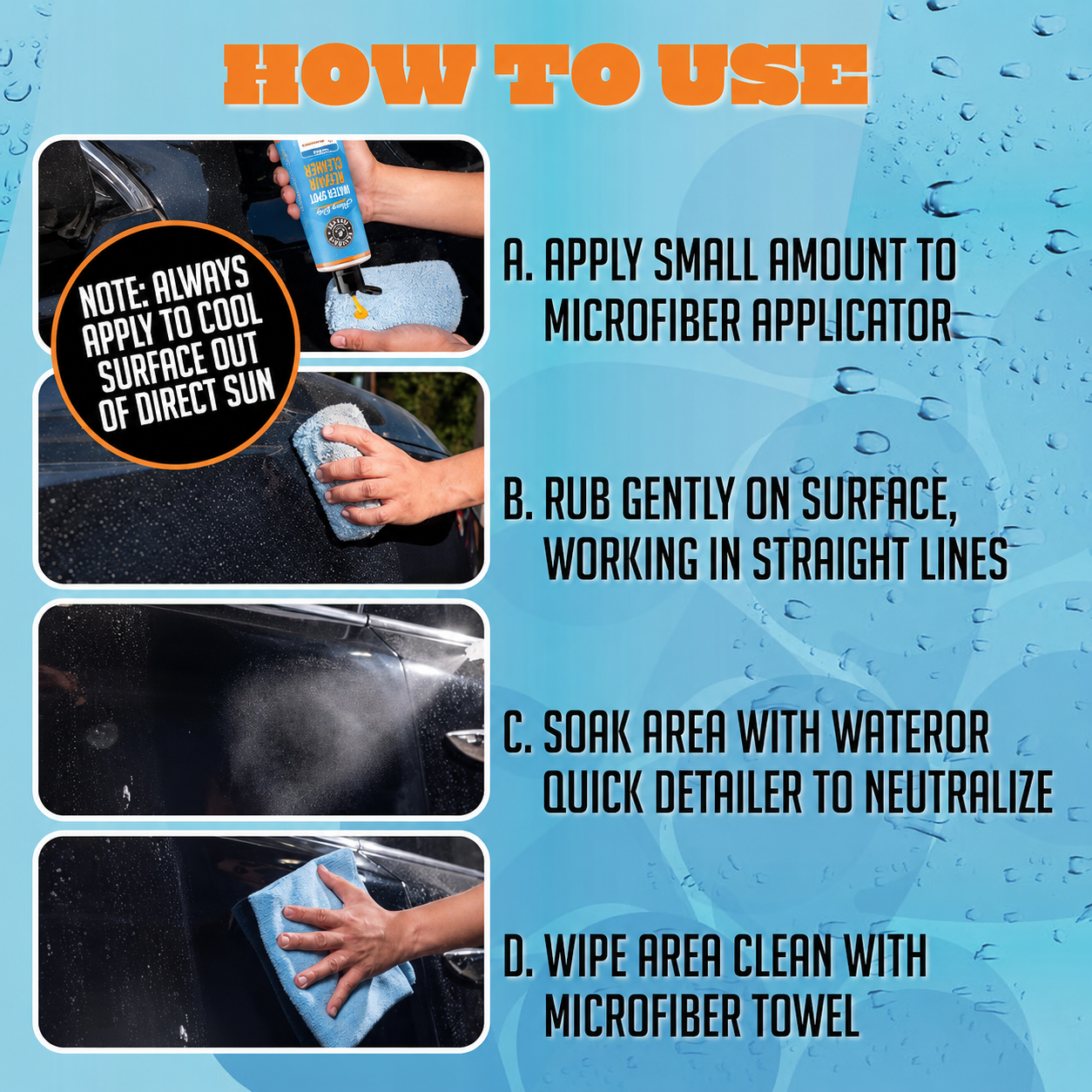 Heavy Duty Water Spot Remover Gel
