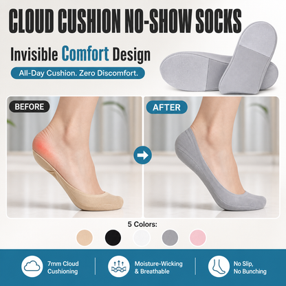Cloud Cushion No-Show Socks