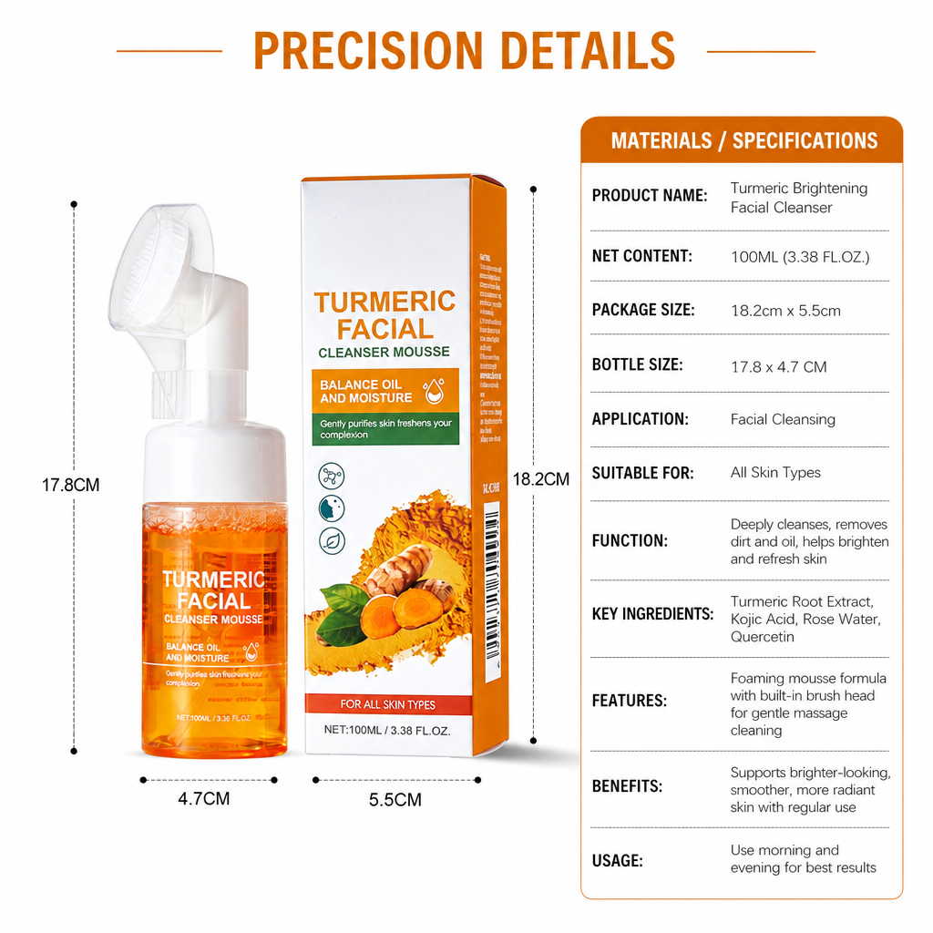 Turmeric Brightening Facial Cleanser