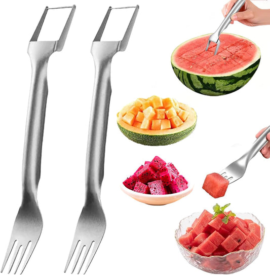 2-in-1 Watermelon Cutter and Fork PRO