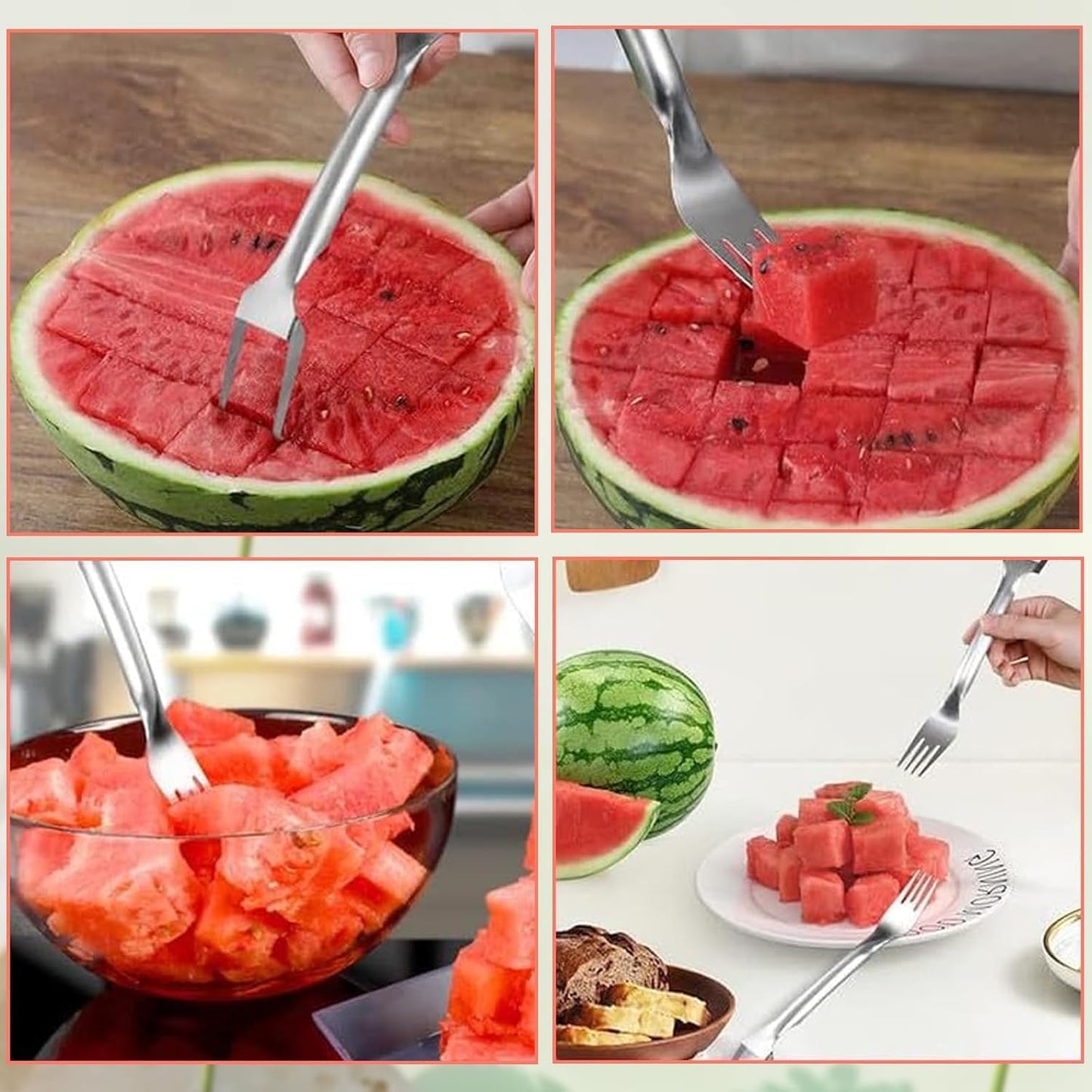 2-in-1 Watermelon Cutter and Fork