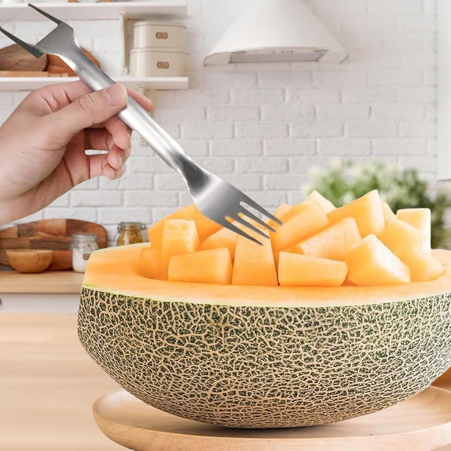 2-in-1 Watermelon Cutter and Fork
