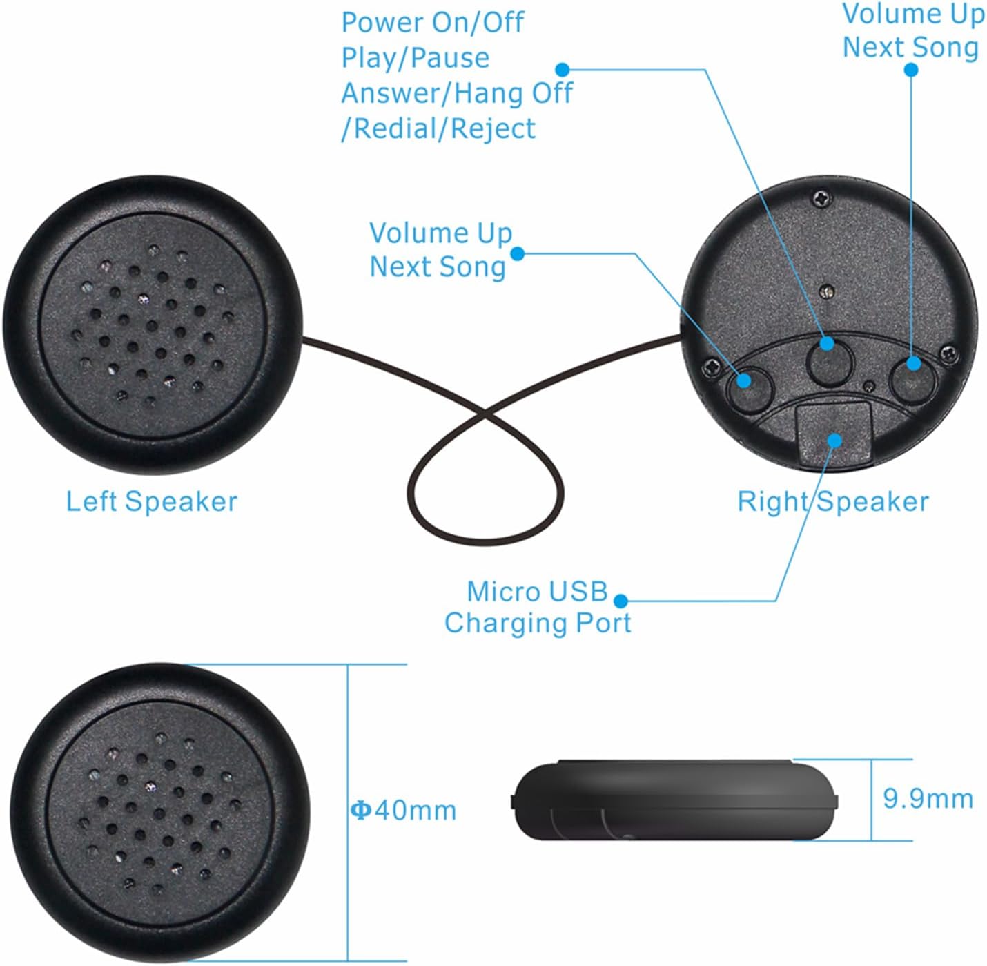 Kids Wireless Headband Headphones