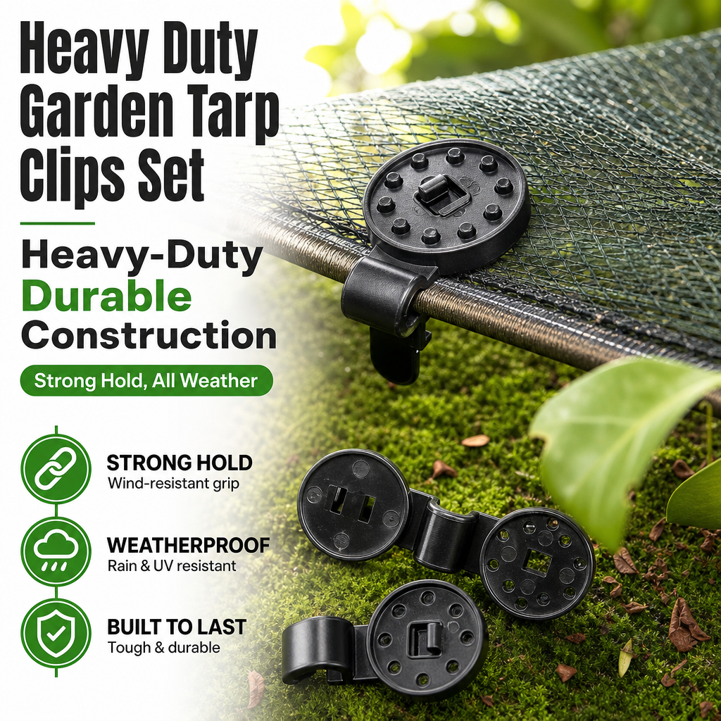 Heavy Duty Garden Tarp Clips Set (20 PCS)