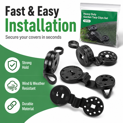 Heavy Duty Garden Tarp Clips Set (20 PCS)