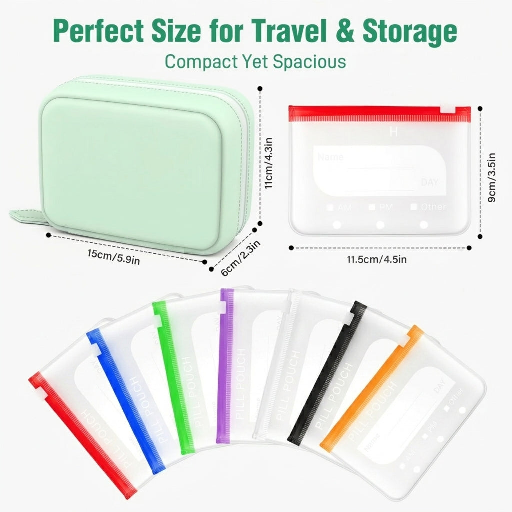 Travel Medicine & Supplement Organiser