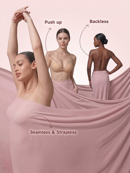 The Ultimate Lift & Cleavage: Invisible Wing Bra for Every Backless Outfit