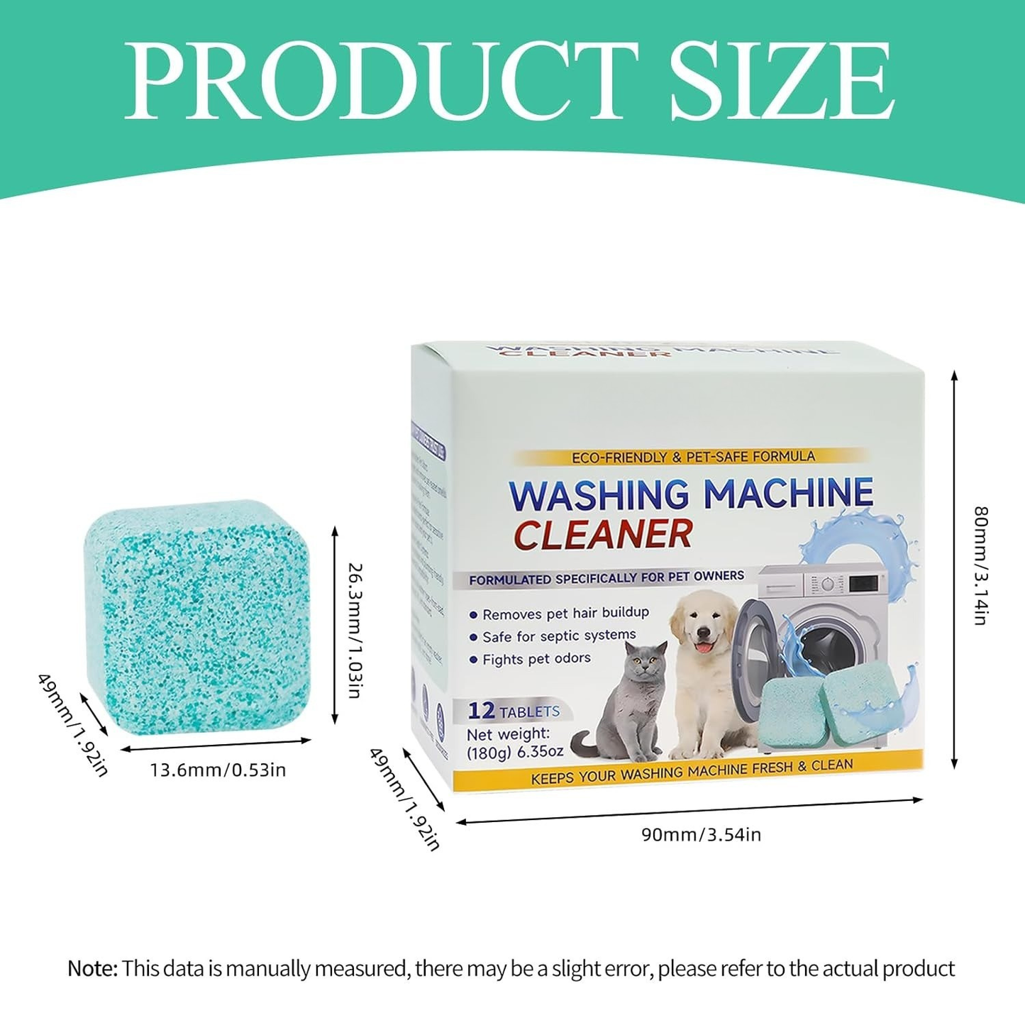 Washing Machine Cleaner Tablets 12-Pack