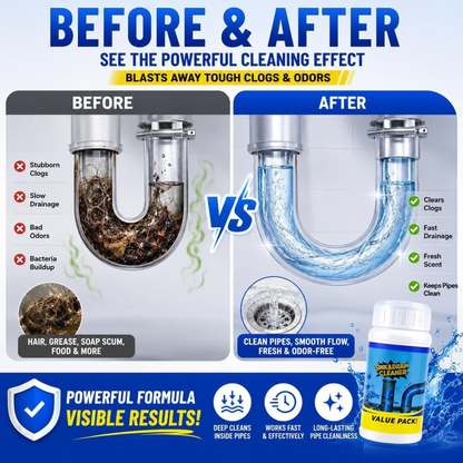 Quick Foaming Sink & Drain Cleaner Powder