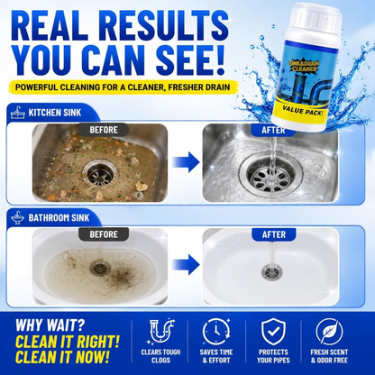 Quick Foaming Sink & Drain Cleaner Powder