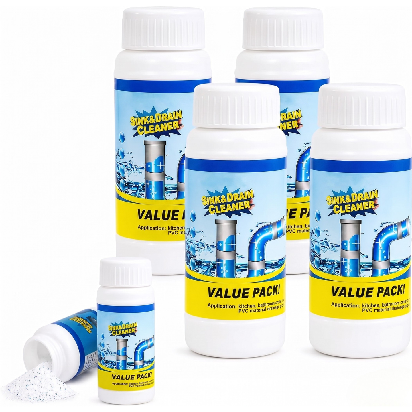 Quick Foaming Sink & Drain Cleaner Powder