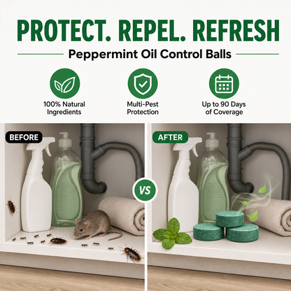 Rodent Repellent Peppermint Oil Control Pest Repellent Pods For Vehicle & Home