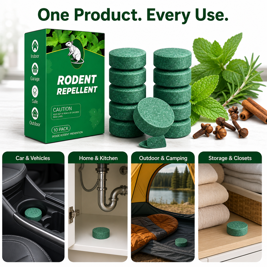 Rodent Repellent Peppermint Oil Control Pest Repellent Pods For Vehicle & Home