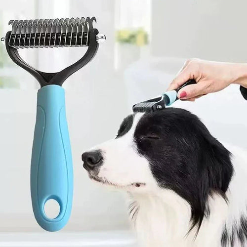 Dual-Sided Pet Grooming Comb for Dogs & Cats Pro