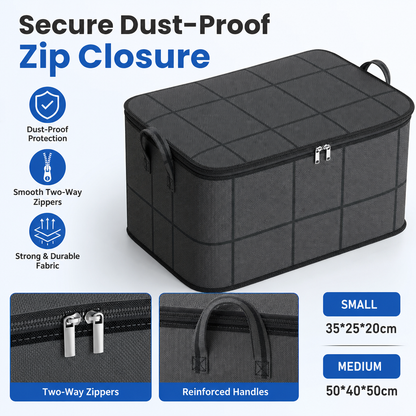 Space Saver Jumbo Zip Storage Bag - Fits 3x More in Half the Space