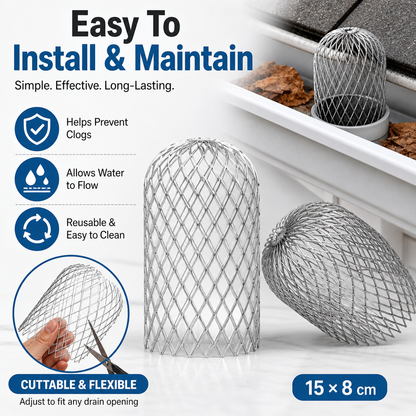 Stainless Steel Gutter Guard & Drain Filter