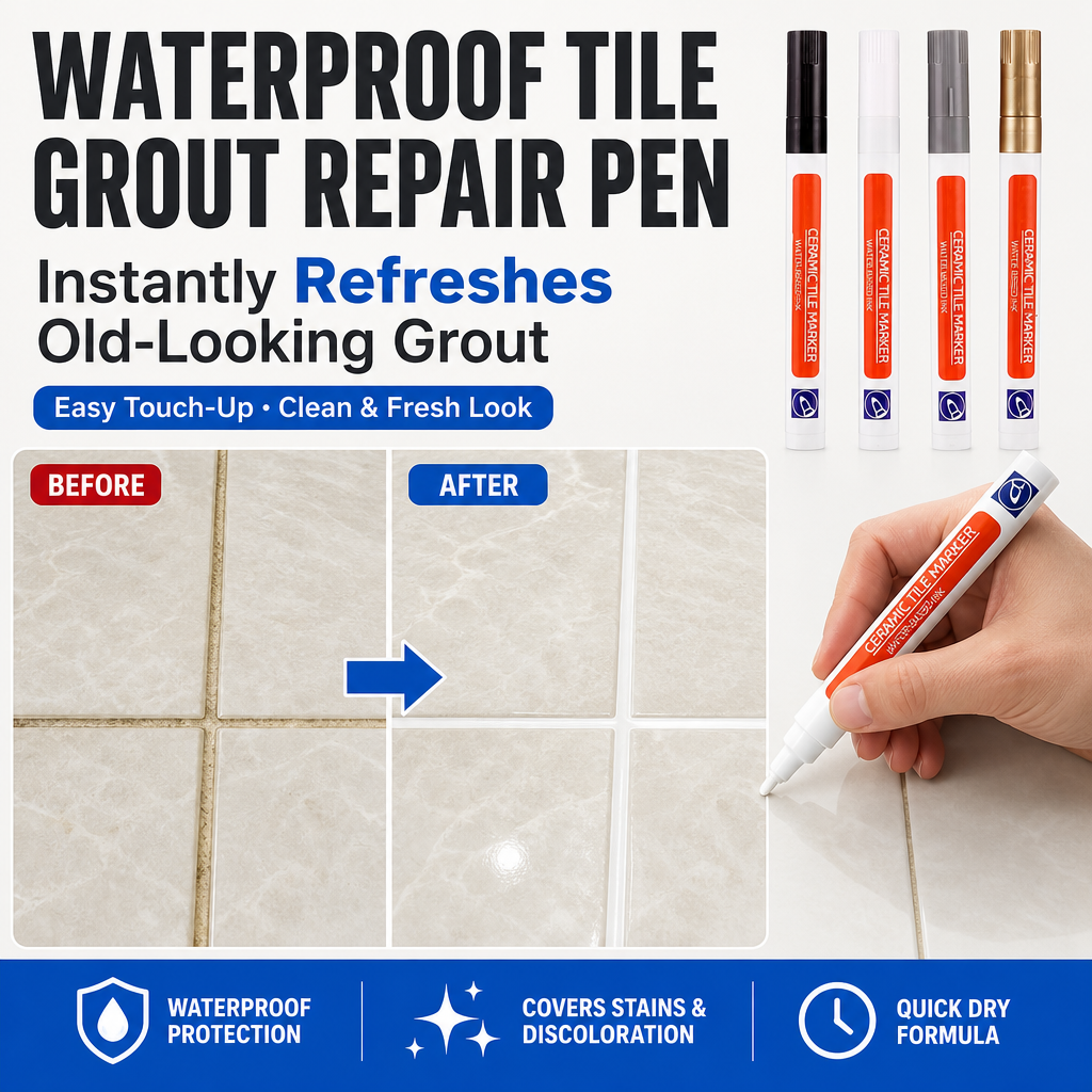 Waterproof Tile Grout Repair Pen