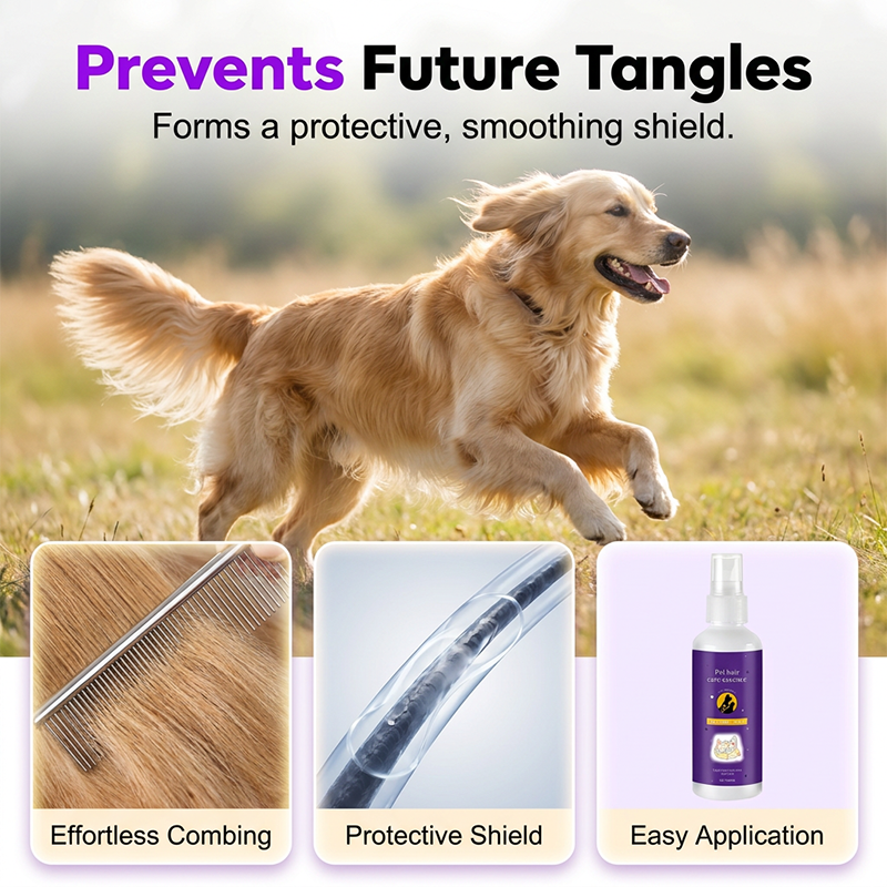 Detangling spray for Pets