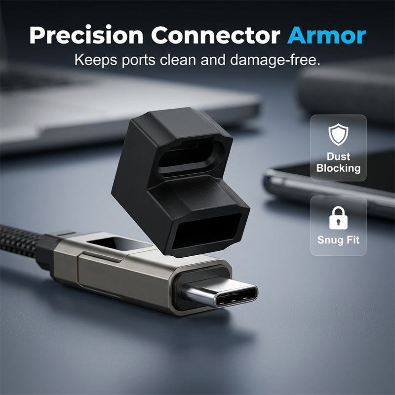 4-in-1 Digital Display Keychain Charging Cable pro