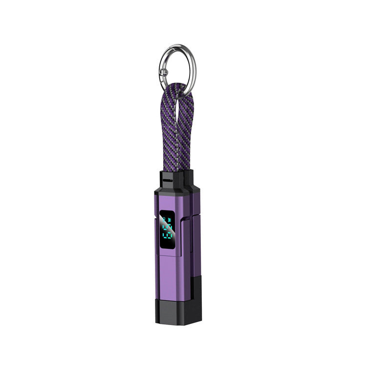 4-in-1 Digital Display Keychain Charging Cable pro