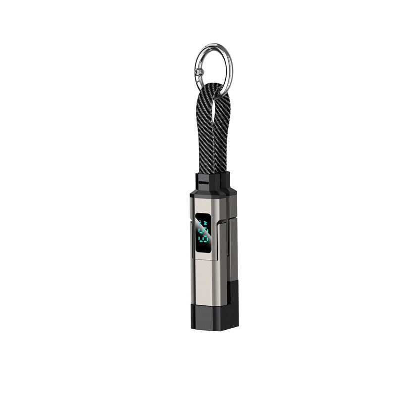 4-in-1 Digital Display Keychain Charging Cable pro